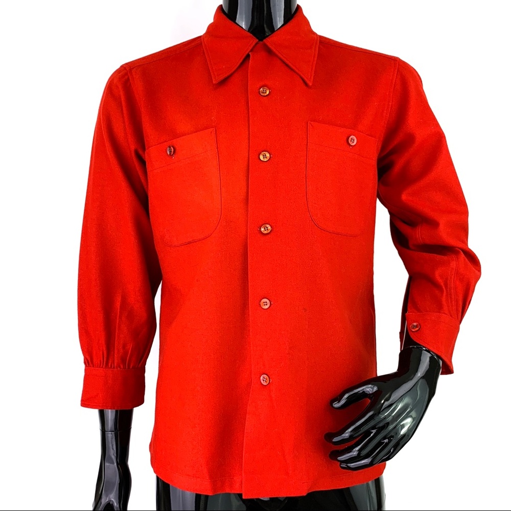 Vintage Pendleton men’s medium red wool shirt
